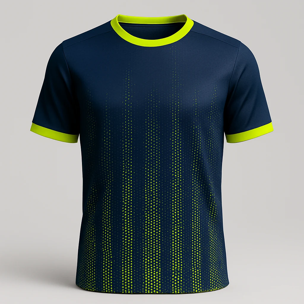 Strike Halftone · Navy/Volt default